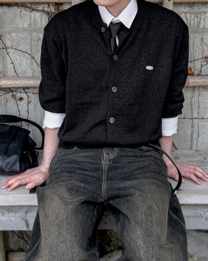 Brion Patch Knit Cardigan