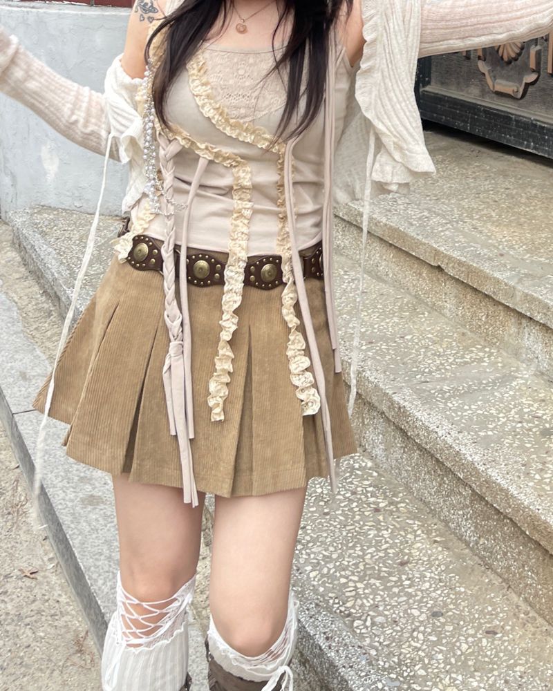 Fairy Lace Beads Chain Top