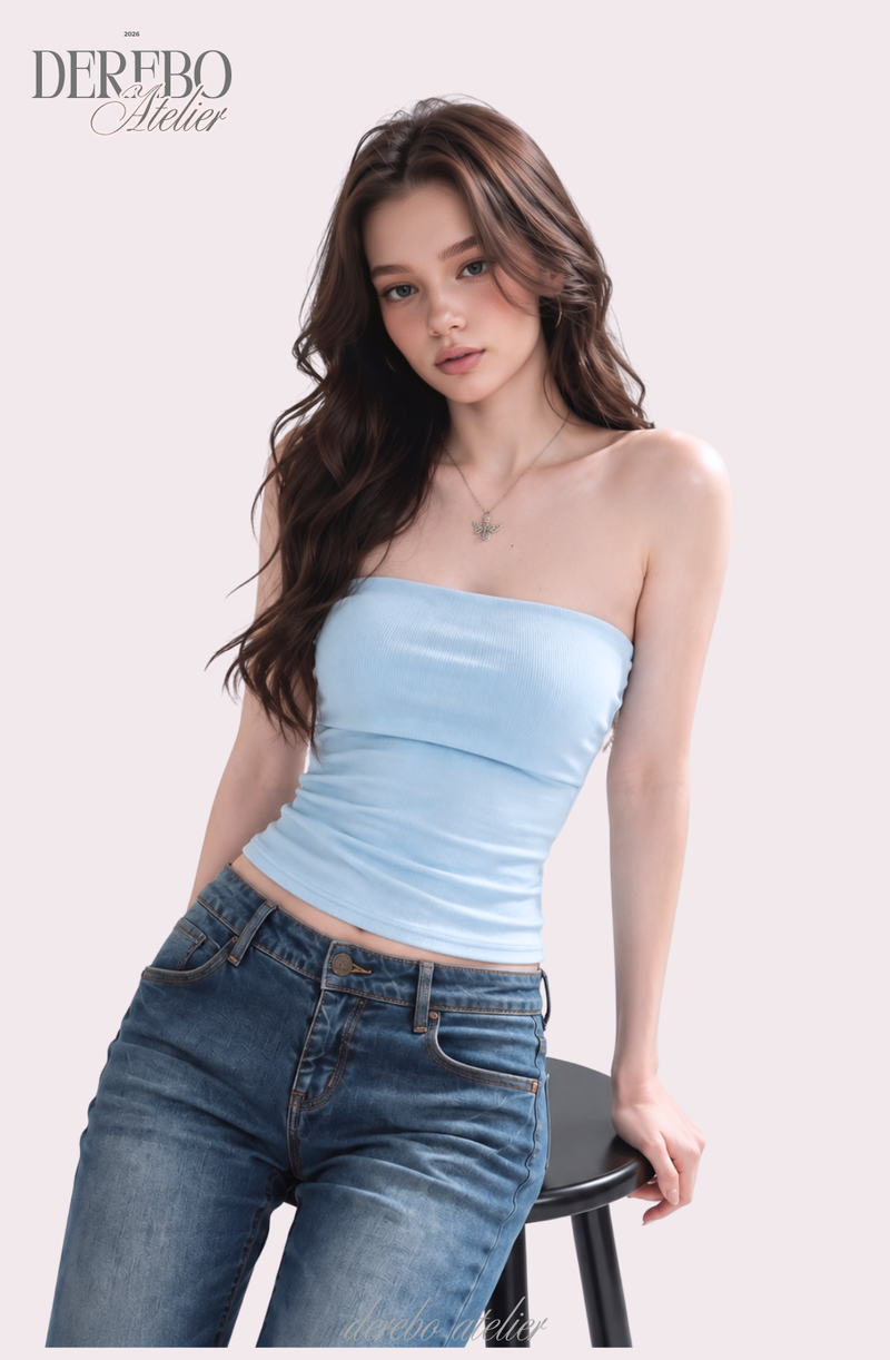 Pastel Pad Slim Tube Top