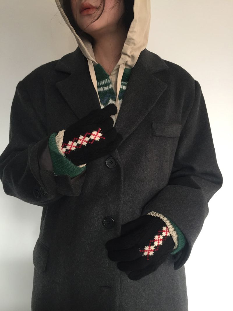 Lette Argyle Gloves (6 Colors)