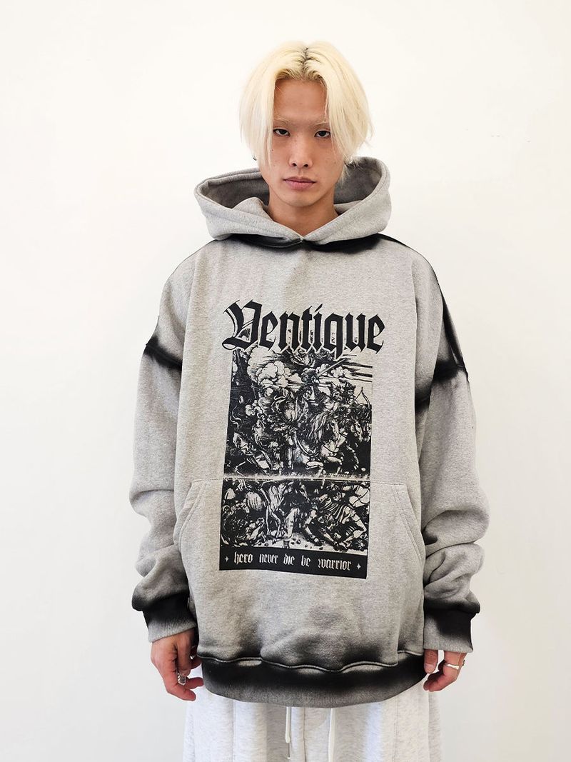 VENTIQUE Warrior Napping Hoodie 3colors