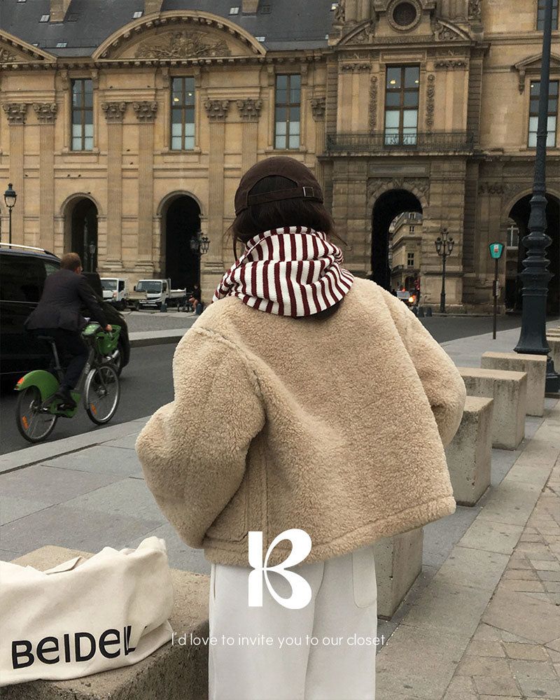 [ORIGINAL] Tambur Leather Shearling Coat
