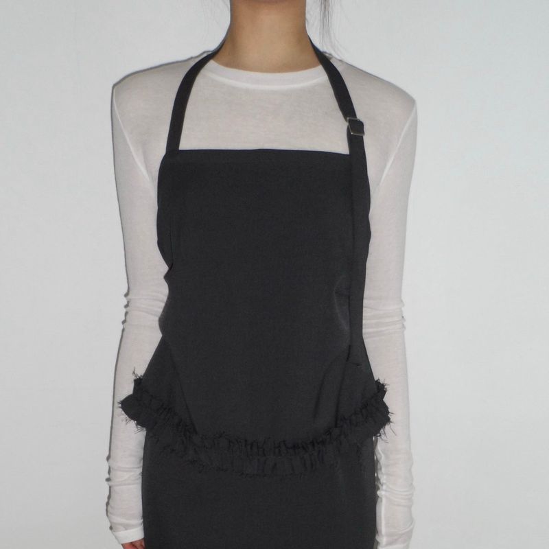 Ruffle Trimming Top - 2colors