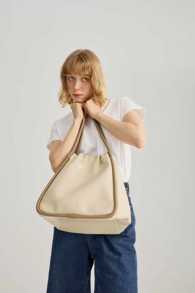 RAVIOLI TOTE (IVORY)