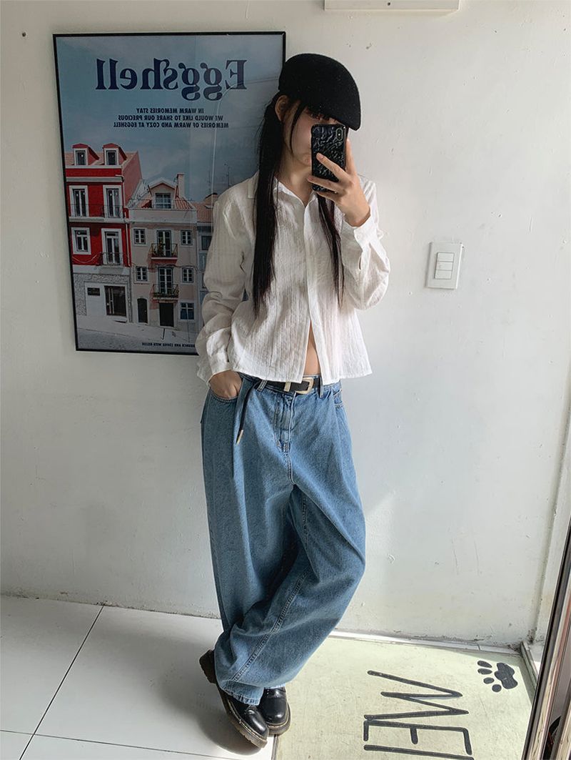 FORMAL PINTUCK JEANS