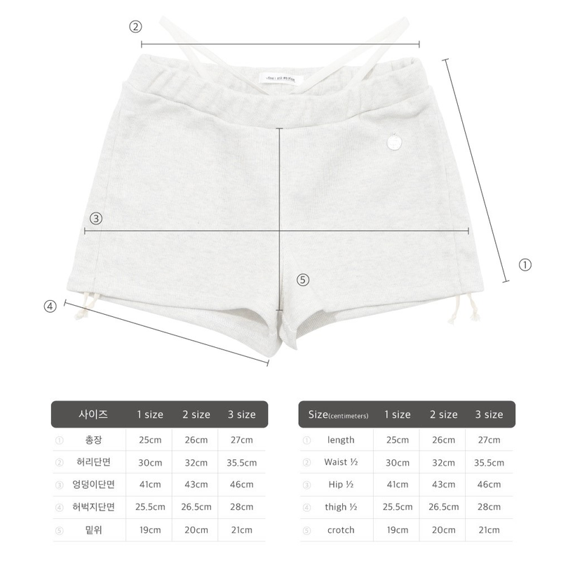 SHIRRING STRING MICROSHORTS_BLACK