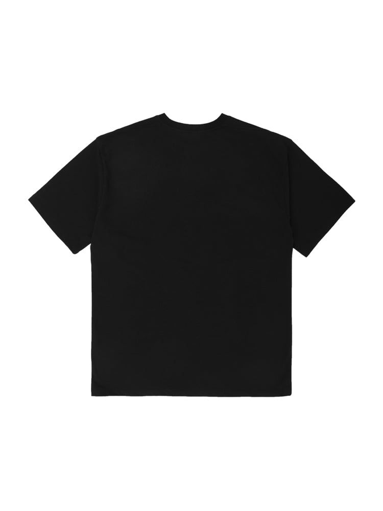 T1012 M FLOWER T-SHIRT_BLACK