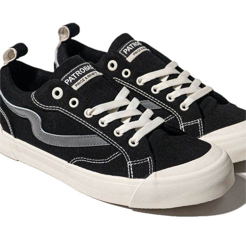 Patrobas Glare Black White Sneakers