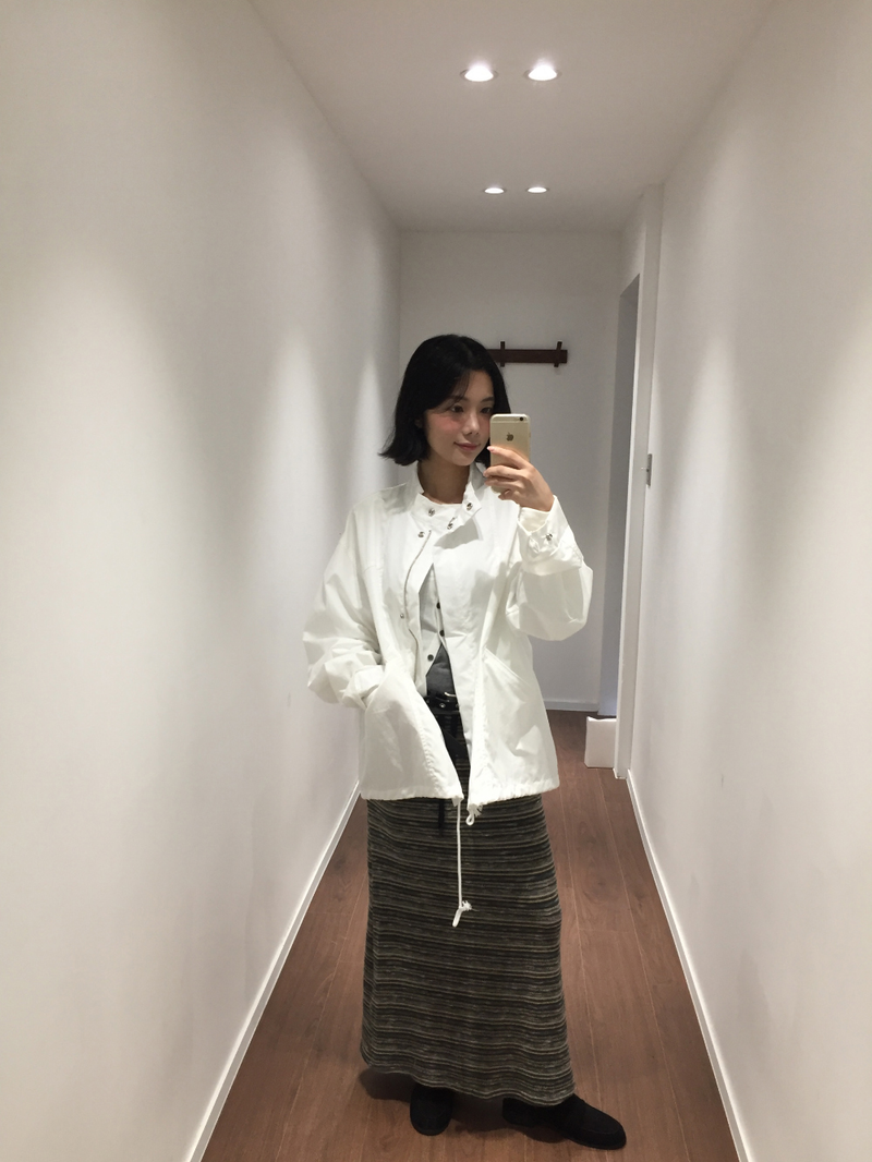 Venti knit long skirt (2color)