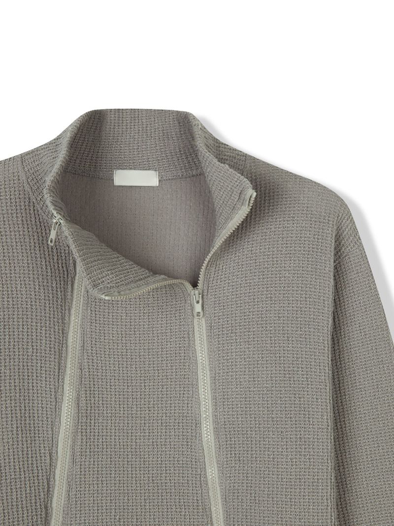 Object Knitted Zip Up