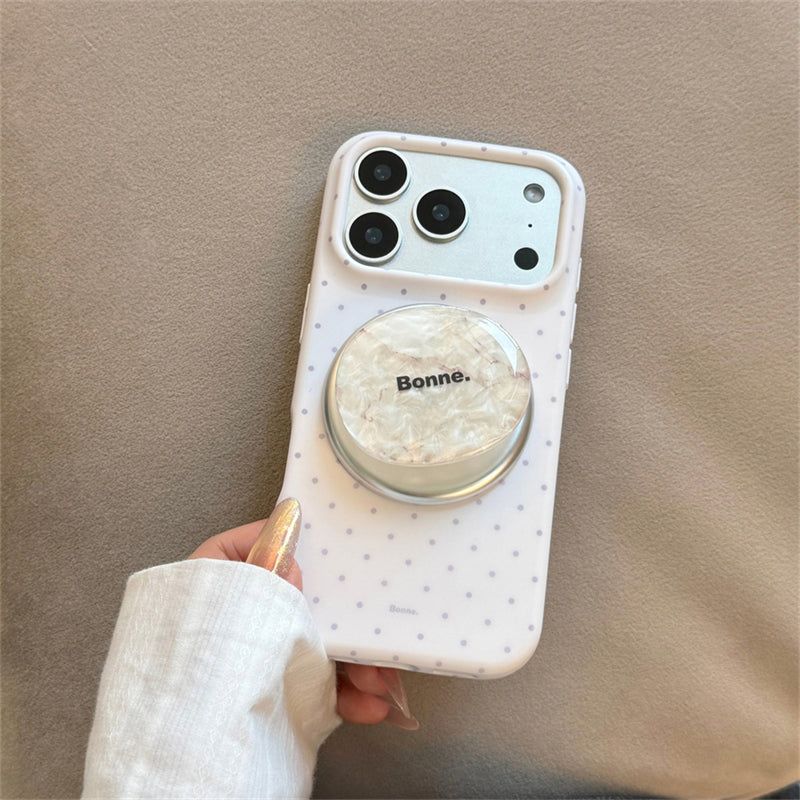 ラクシャリーストーンパターンマグネティックiphoneケース