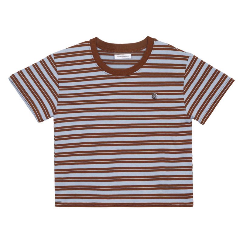 SYMBOL MULTI STRIPE HALF T-SHIRT