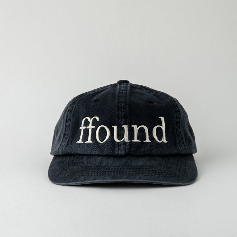 Human & Cat（ヒューマン＆キャット）の「FFOUND2 WASHED VINTAGE BALL CAP / BLACK（Hats）」