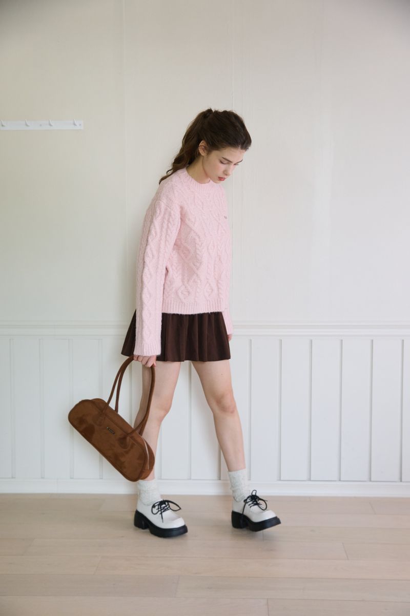SUEDE BAGUETTE BAG (2 COLORS)