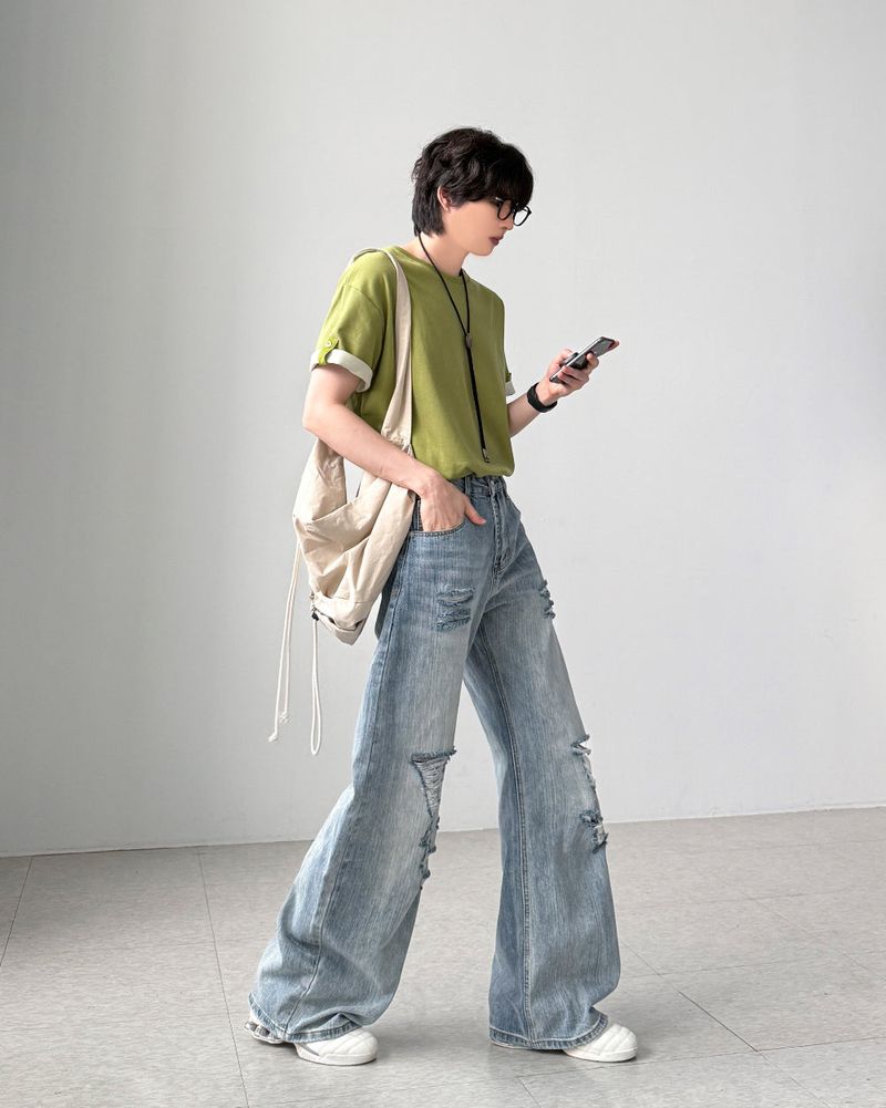 Kess Vintage Curved Denim