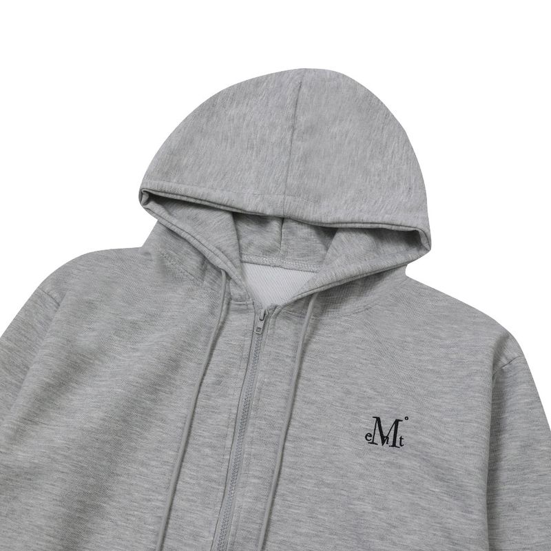 DENVER 2-WAY HOOD ZIP-UP MAN (Black, Gray)
