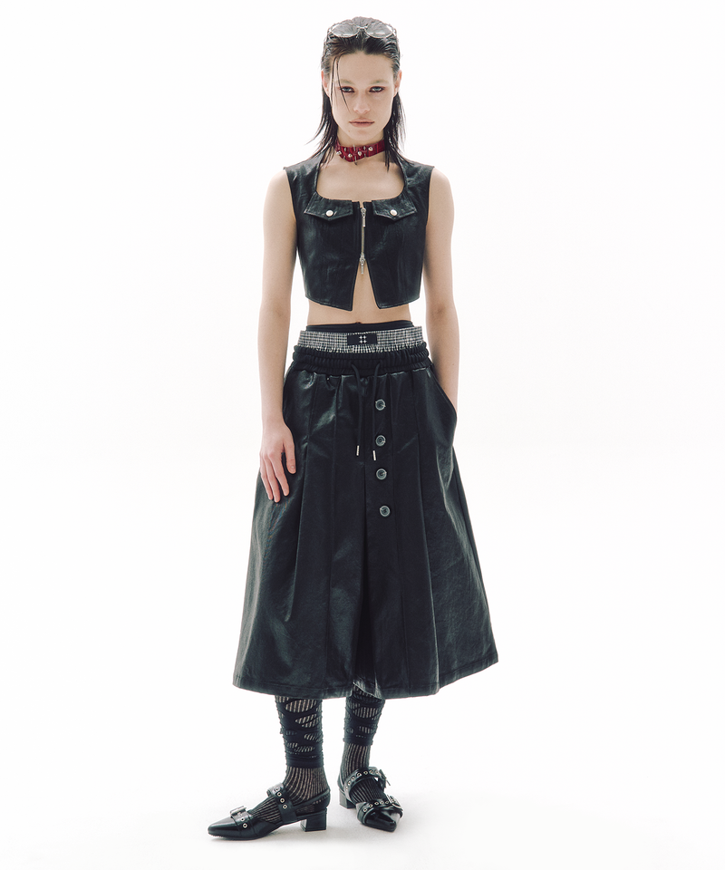 TUCK FLOW SKIRT PANTS