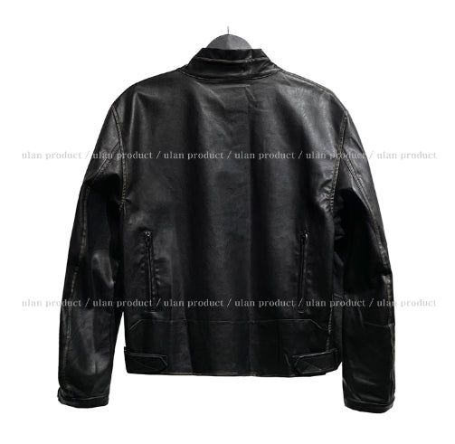 Villa Hand Washing Leather Biker Jacket