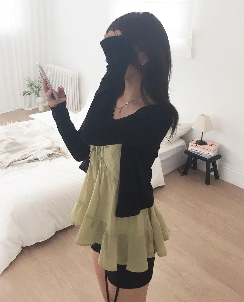Jelly slim-fit long-sleeve cardigan (4 colors)
