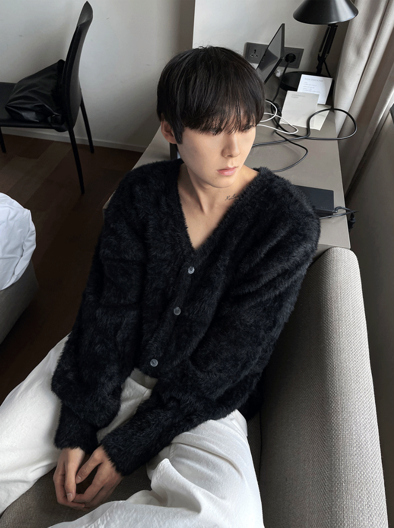 london mohair cardigan