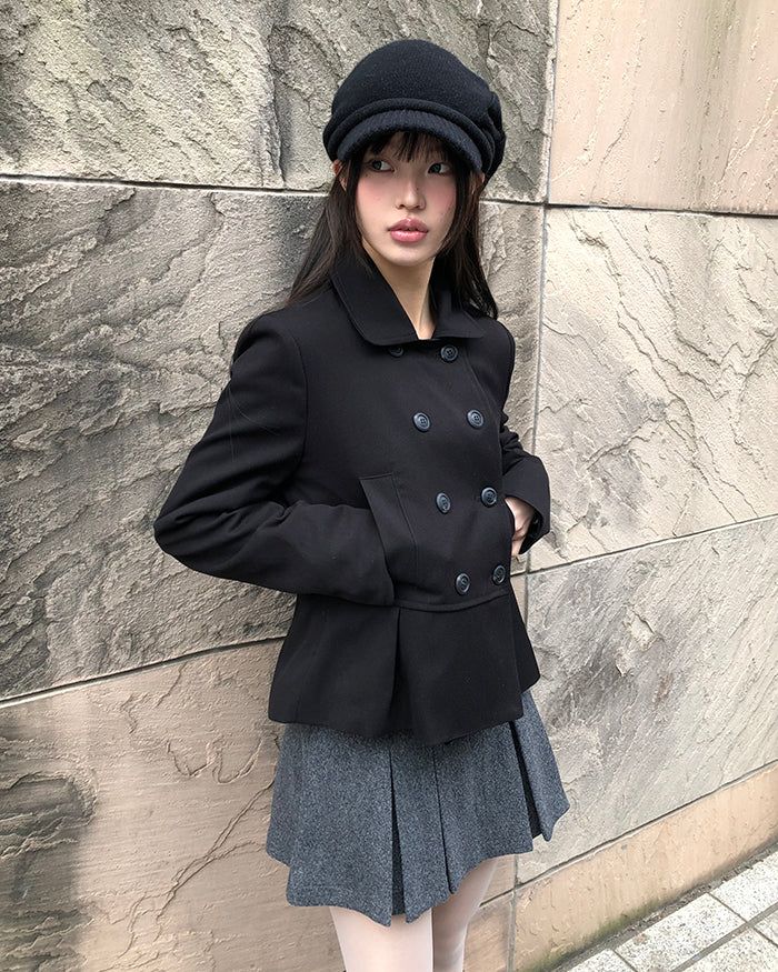 Lowell Double Button Short Jacket