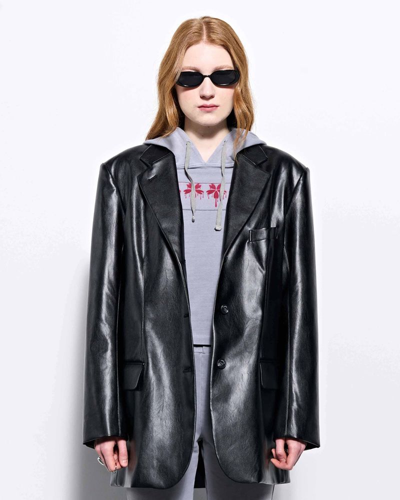 KIMZISU（キムジス）の「Back Patch Oversized Blazer _ Black（Jackets/Outerwear）」