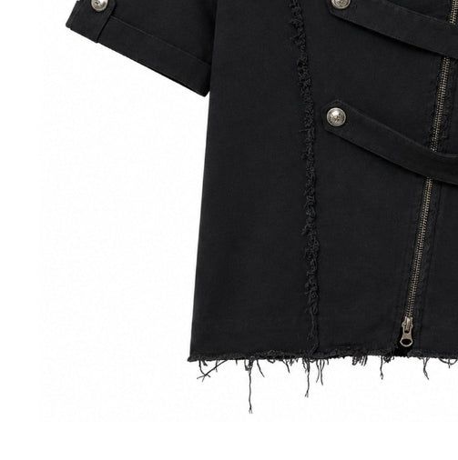 26SS★ [PLAN MADE] Blake Cutoff Napoleon Jacket