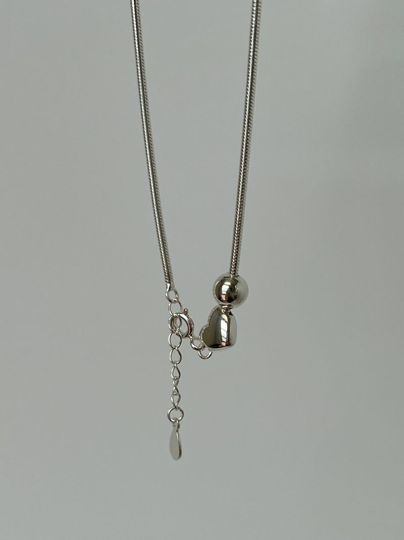 Swing heart bracelet (silver)