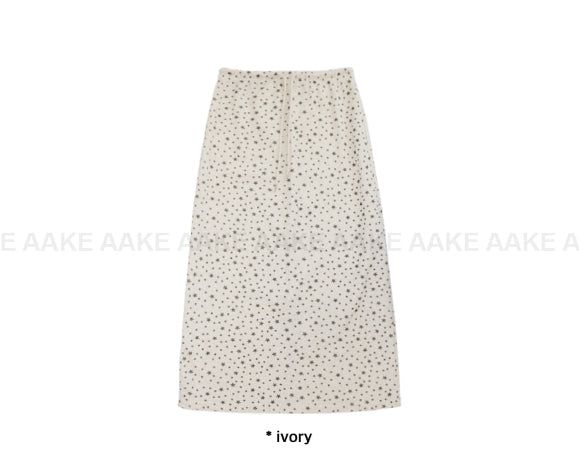 STAR BACK SLIT SKIRT