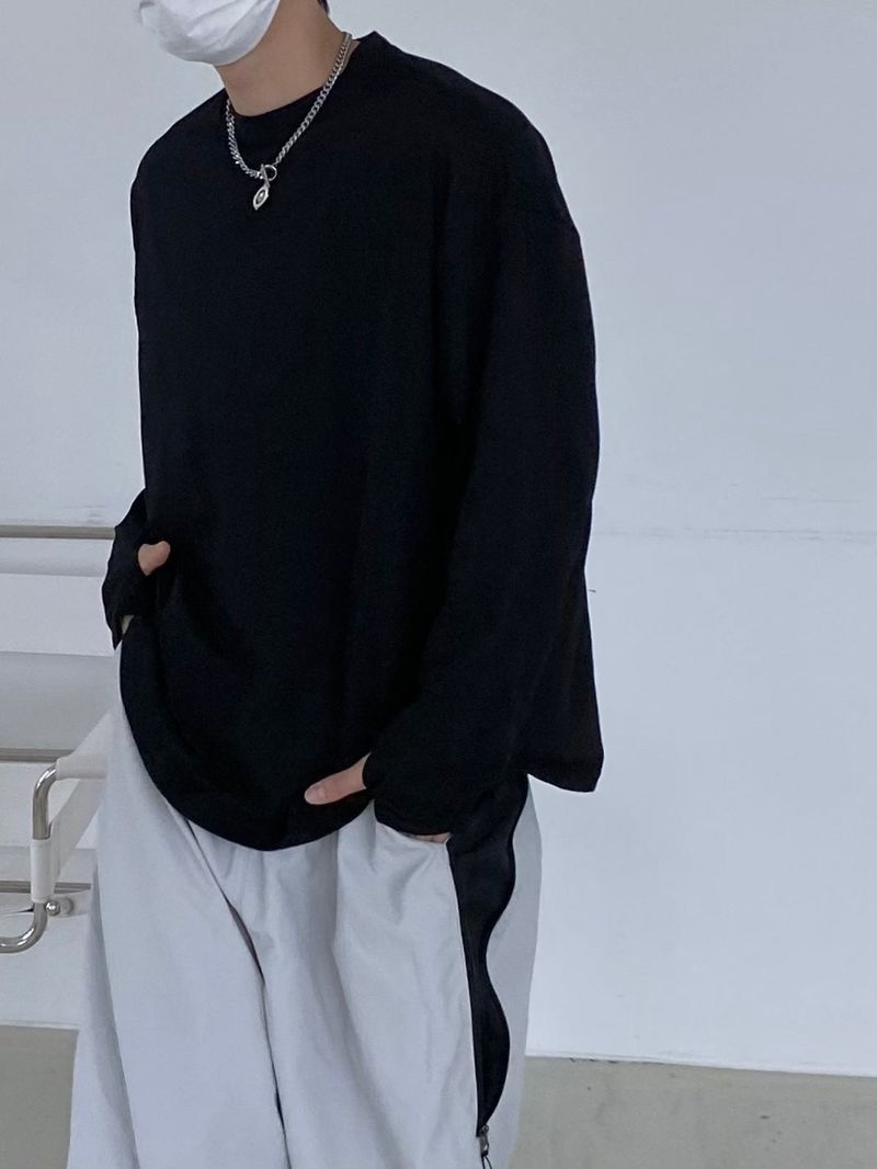 Color color zipper balloon pants 2C