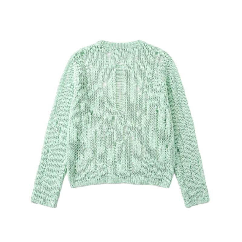 Mint See-Through Knit