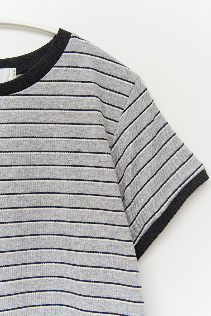 (W) Pesto Striped Top