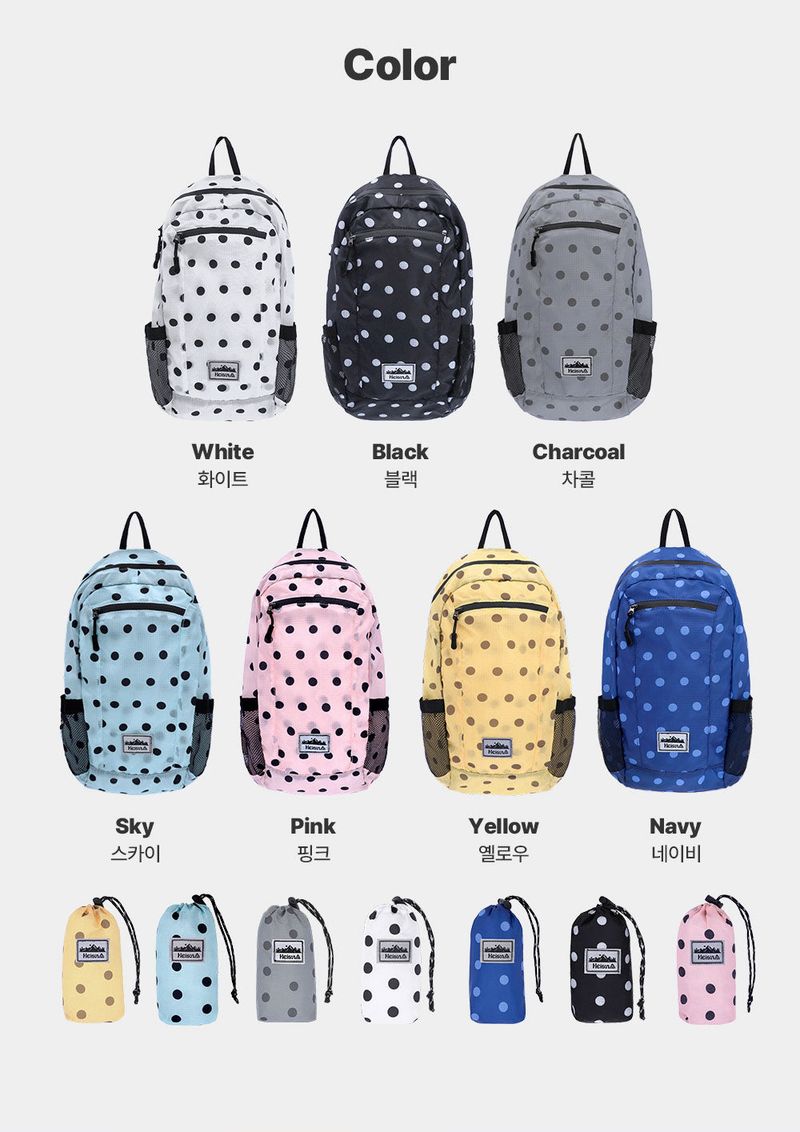 【即日発送】Ultra-light Compact PocketBag V1 Dot Charcoal