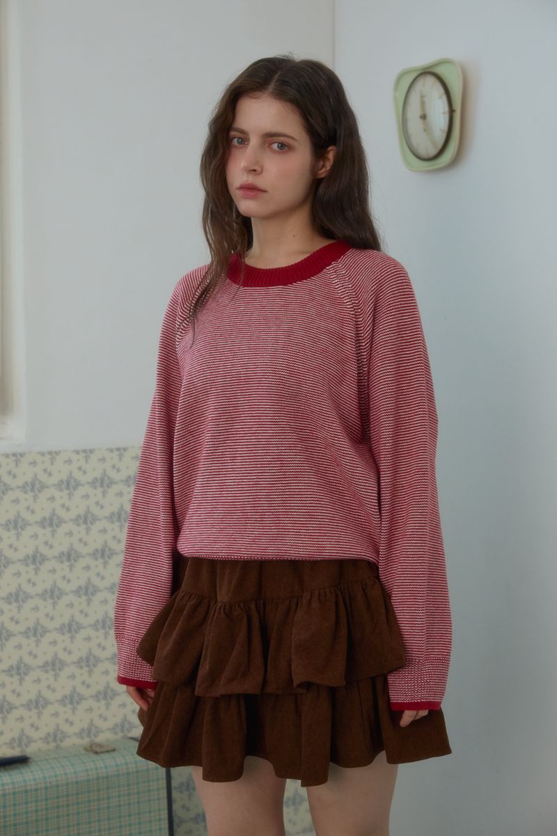 CANDY STRIPE COLOR KNIT