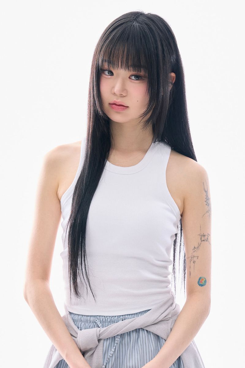 Rimma ribbed sleeveless top