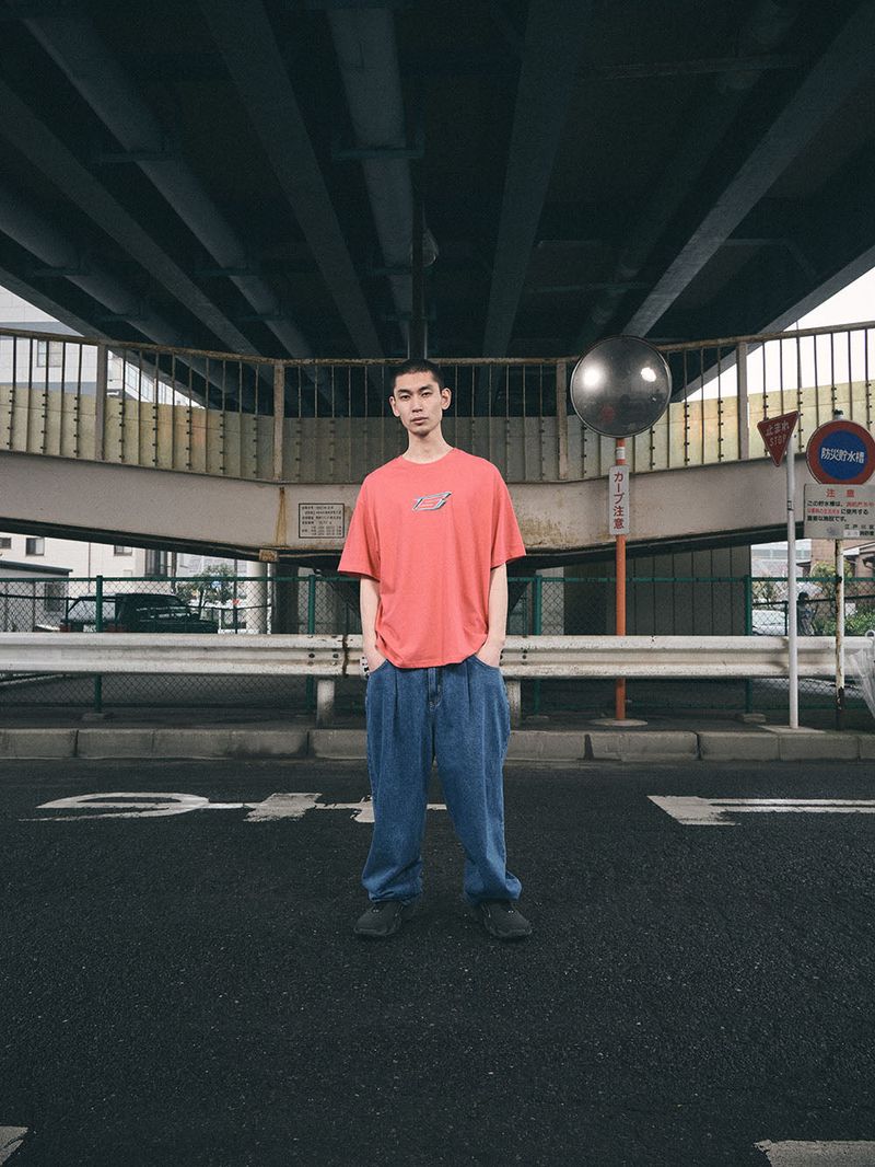 MID90 BAGGY DENIM PANTS DEEPBLUE