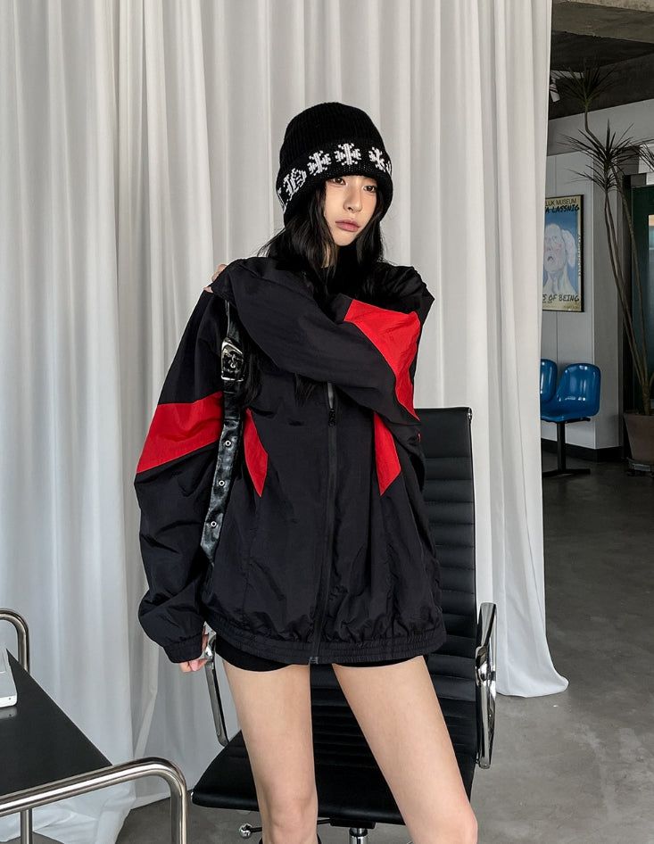 Kanso nylon track jacket
