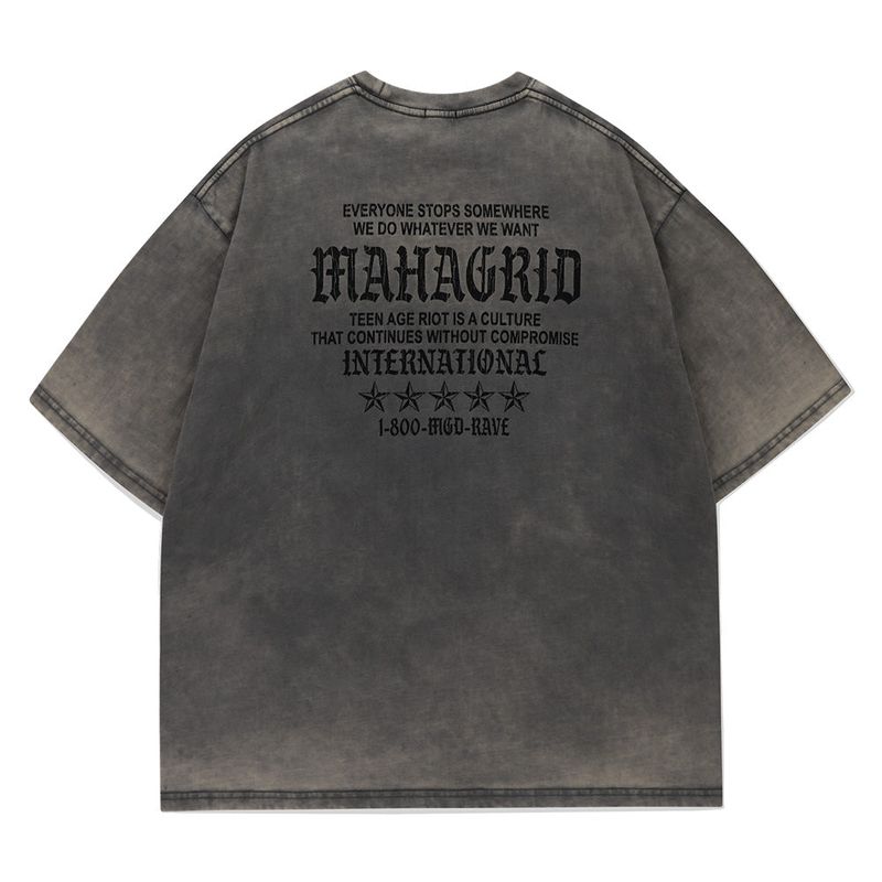 mahagrid（マハグリッド）の「WASHED INTERNATIONAL TEE（Tops）」
