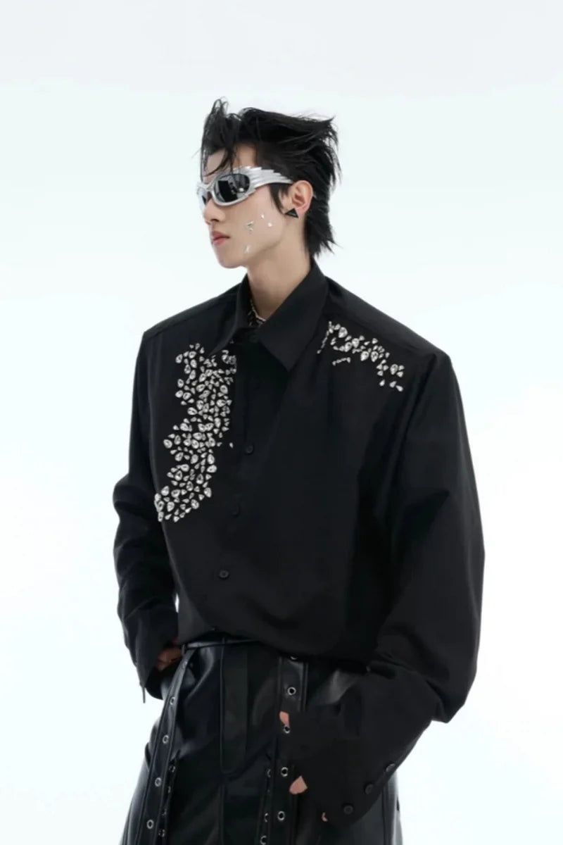 Argue Cultureの「Rhinestone Embellished White Shirt（Tops）」