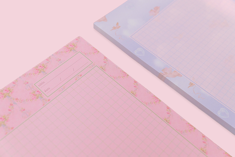 [A5] dreamy grid Memo Pad (2 types)