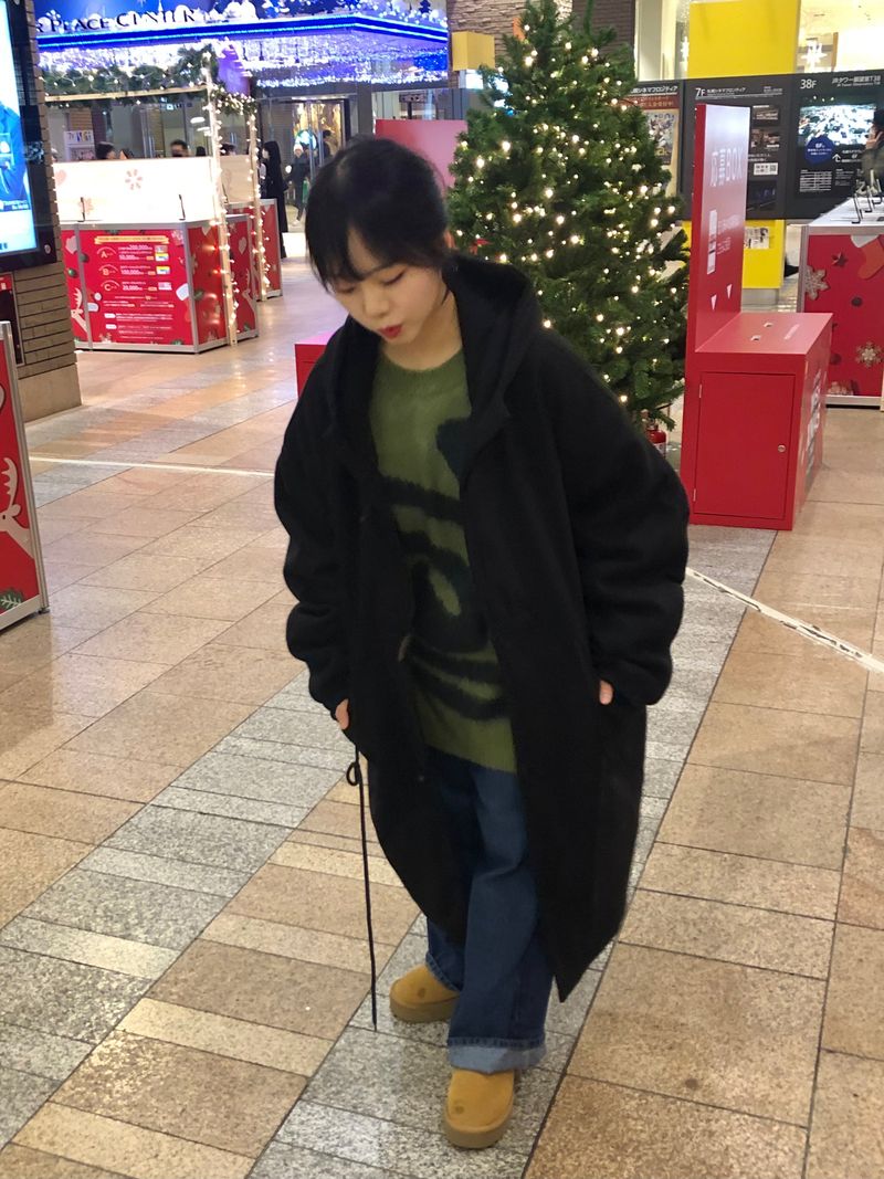 (quilted beam)Miyuki long hood duffle coat
