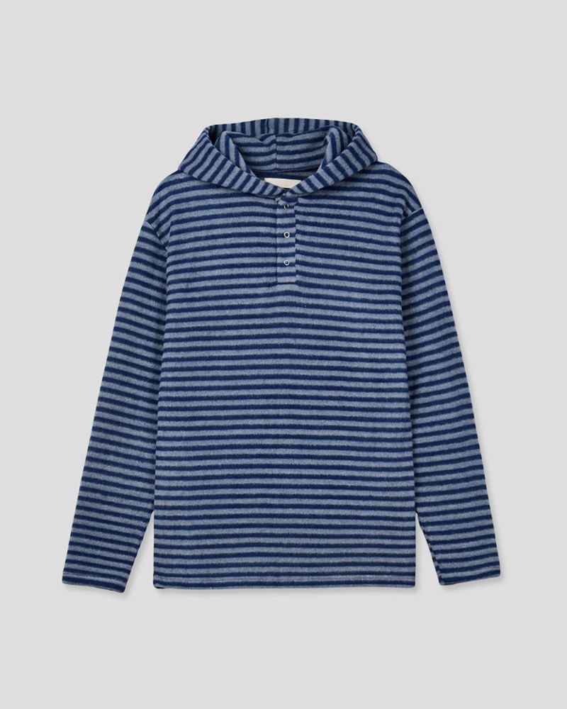Labeni Striped Brushed Hoodie