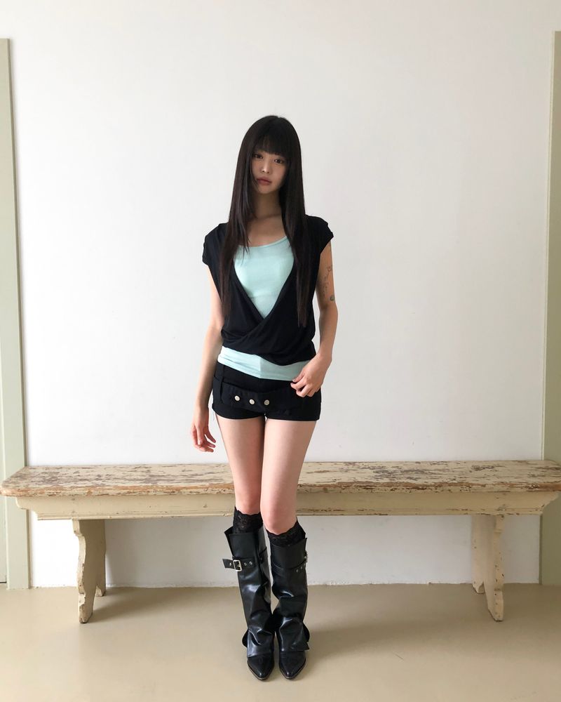 Chiwell Micro Denim Shorts
