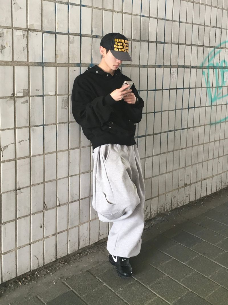 Noel Side Cargo Sweatpants 3C