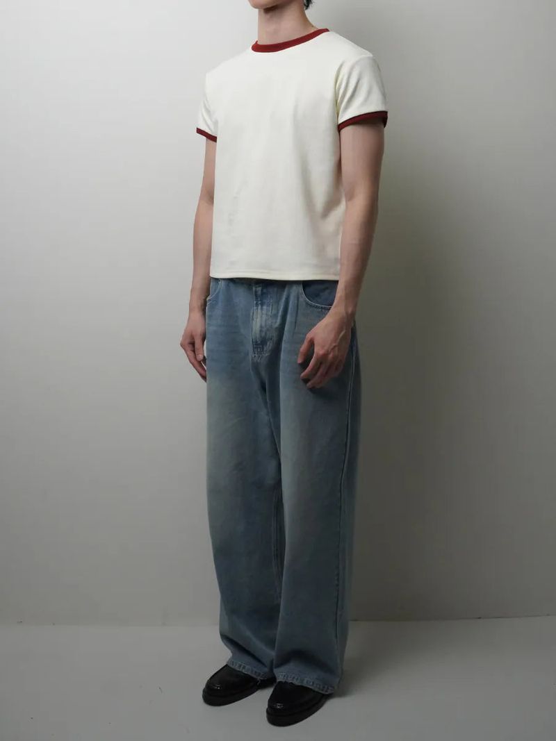 TP8 Tipped Rib-Knit Tee