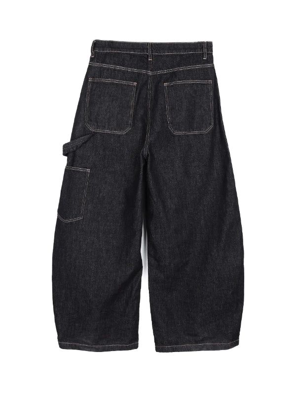Defen Carpenter Wide Denim Pants