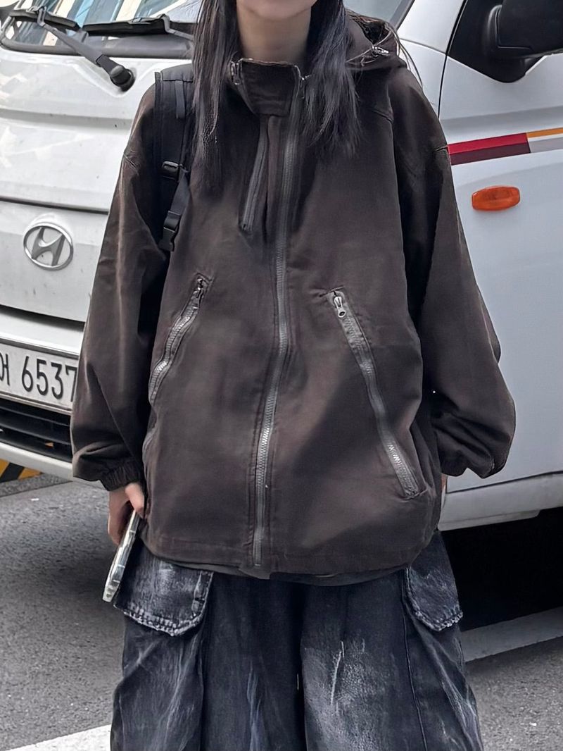 PEARCLAN(ペアクラン)の「 slash washed hood short field jacket(Jackets/Outerwear)」