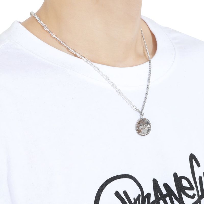 SURGICAL & CLEAR BALL NECKLACE
