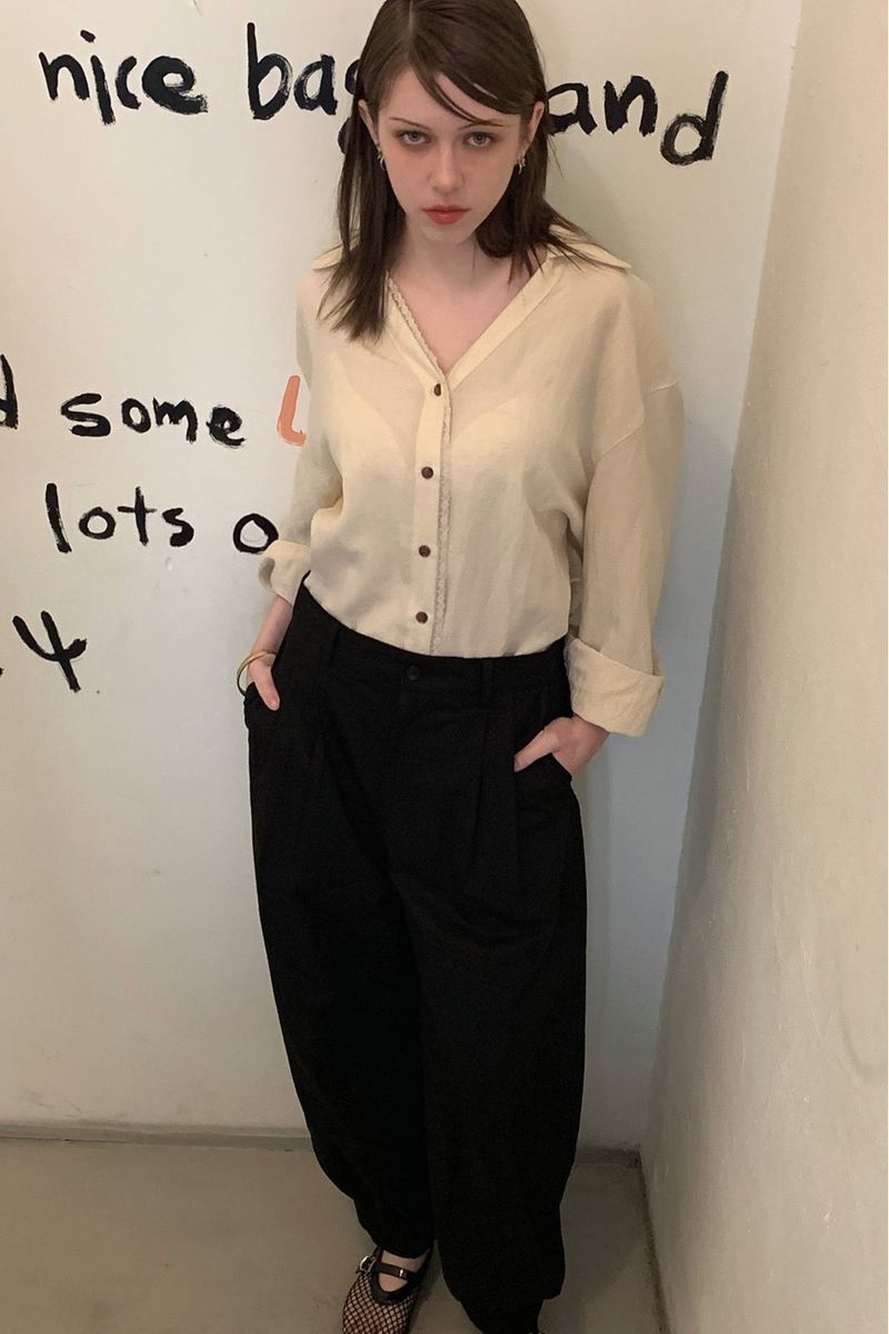 SAND-WASHING SHIRT_BEIGE