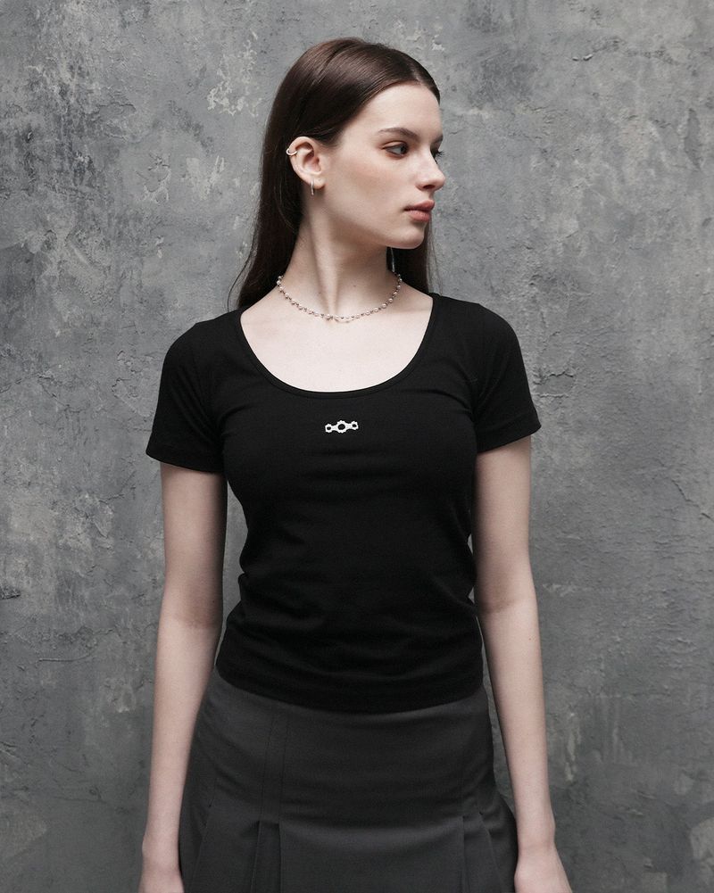 Pleated Skirt Charcoal
